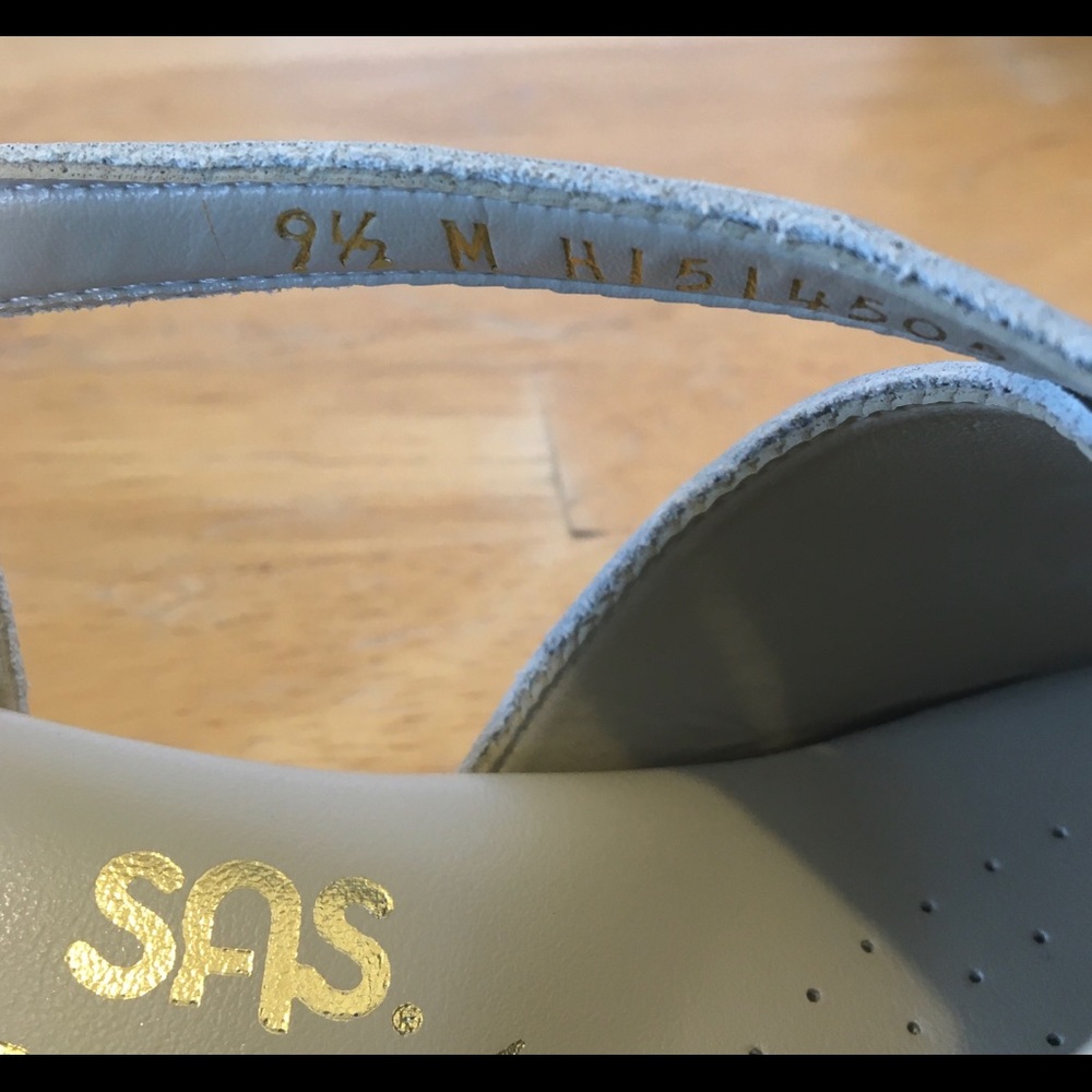 SAS Caress Low Wedge Summer Sandal Nude - Picture 8 of 8
